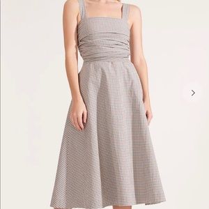 Veronica Beard Positano Gingham Seersucker Dress
